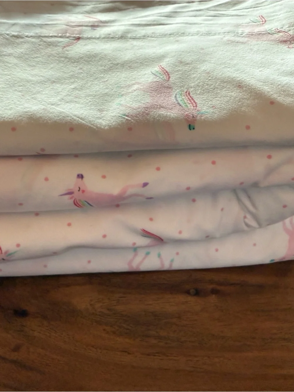 Pottery Barn Kids Unicorn Sheet Set - Pink Full
